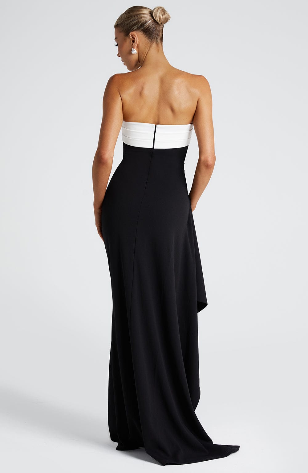Aitana Maxi Dress - Black/White