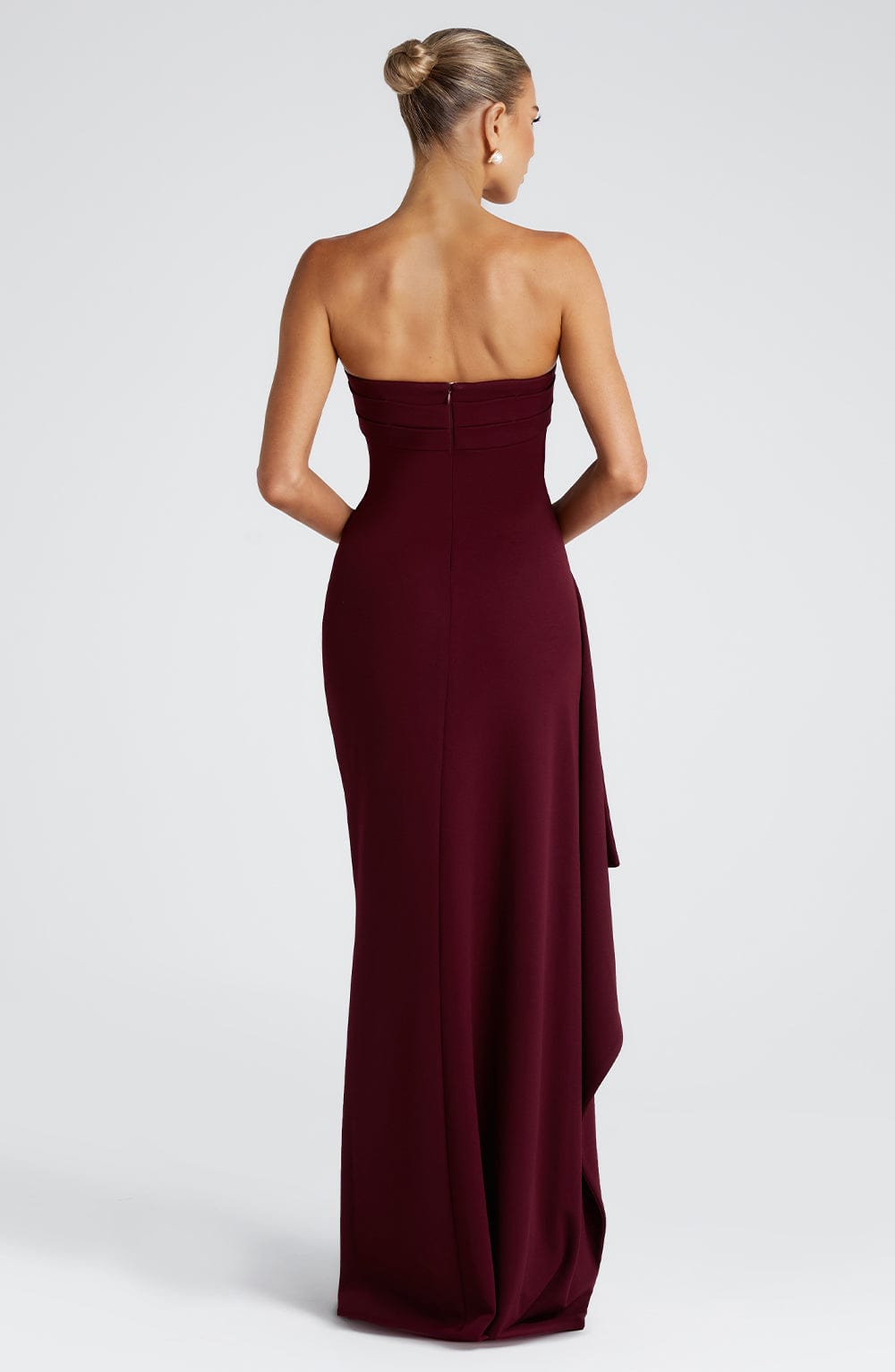 Valentina Maxi Dress - Cherry Lacquer