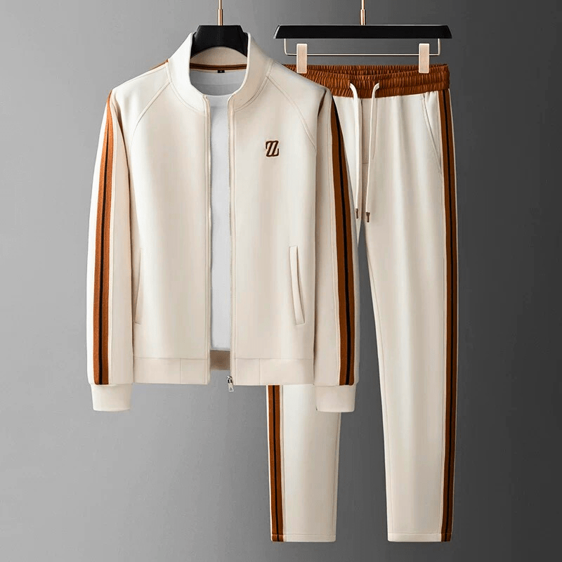 Men's 2-Piece Athletic Tracksuit Set | Jacket and Jogger Pants