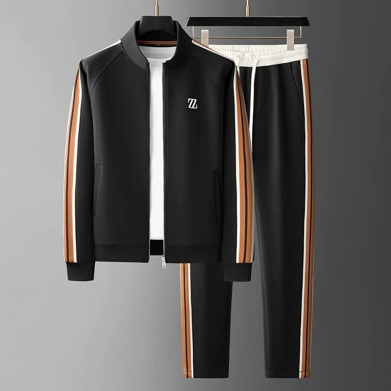 Men's 2-Piece Athletic Tracksuit Set | Jacket and Jogger Pants