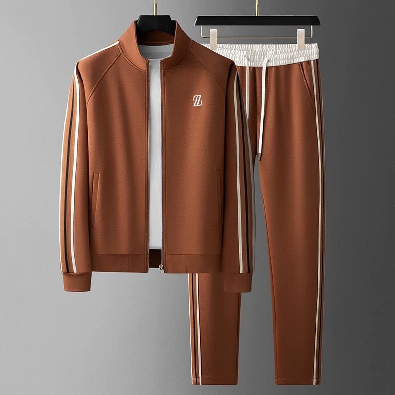 Men's 2-Piece Athletic Tracksuit Set | Jacket and Jogger Pants